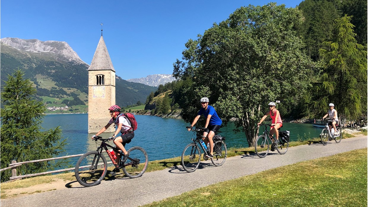 Radtour Via Claudia Mit dem Fahrrad zum Gardasee ALPS