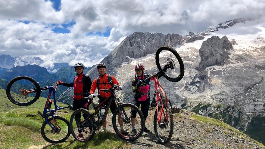Singletrails wolkenstein
