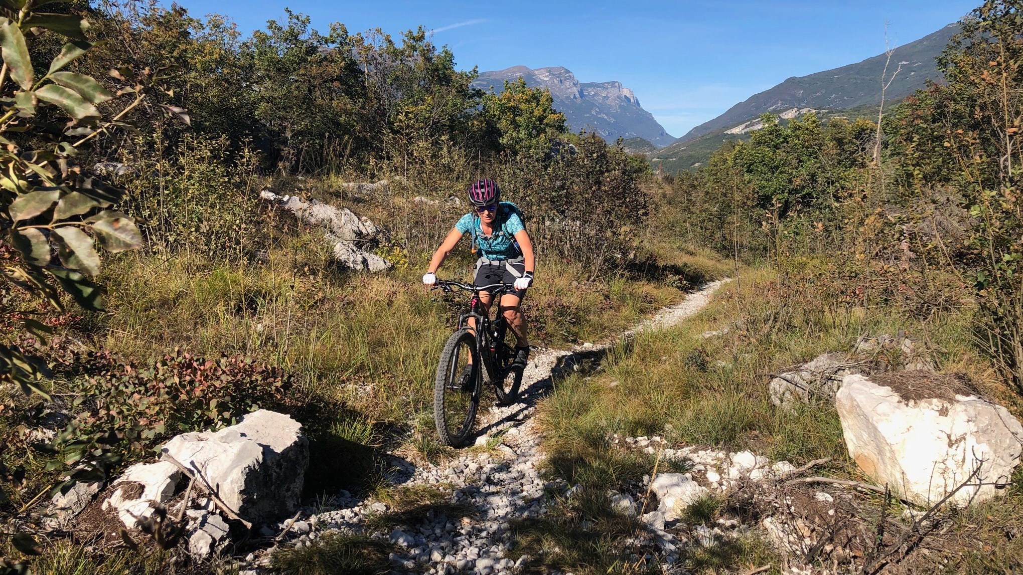 EMTB Transalp Riva mit dem EMTB (EBike) von der Zugspitze zum
